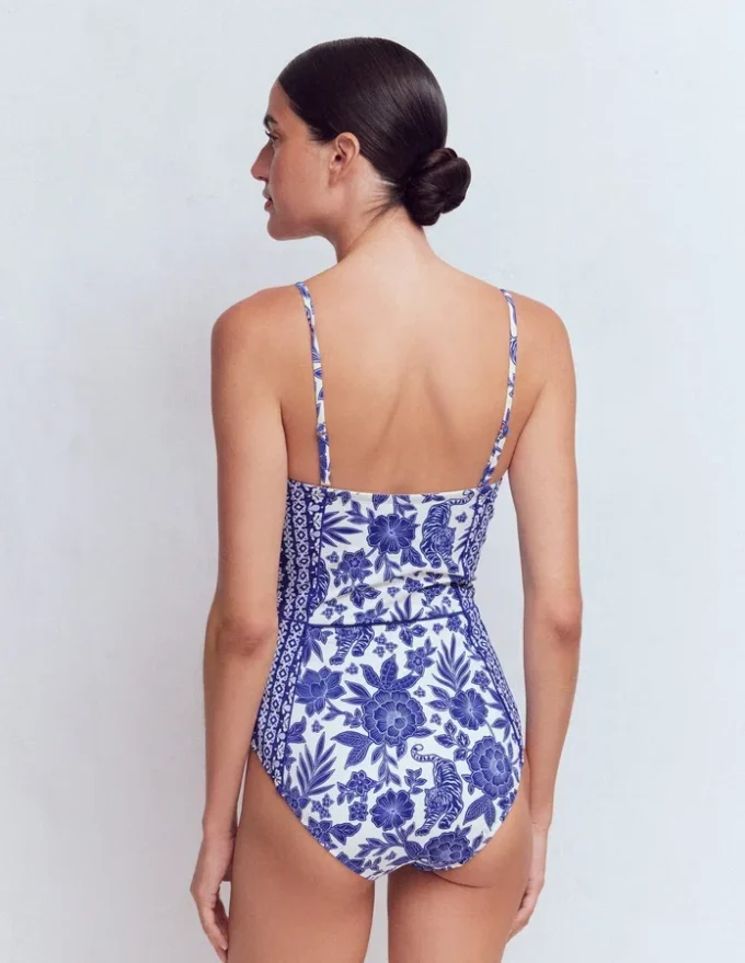 Rhodes Cup Sized Swimsuit Mazarine Blue, Paradise Rhodes Cup Sized Swimsuit Mazarine Blue, Paradise