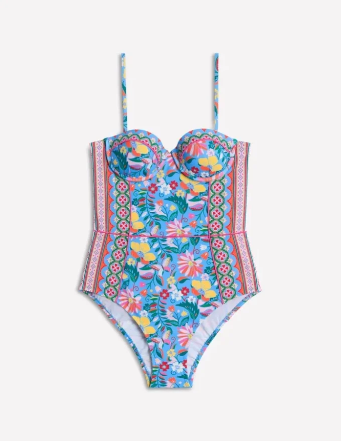 Rhodes Cup Sized Swimsuit Mazarine Blue, Tigers Paradise Rhodes Cup Sized Swimsuit Mazarine Blue, Tigers Paradise