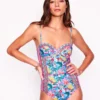 Rhodes Cup Sized Swimsuit Mazarine Blue, Tigers Paradise Rhodes Cup Sized Swimsuit Mazarine Blue, Tigers Paradise