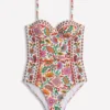 Rhodes Cup Sized Swimsuit Multi, Oriental Paradise Rhodes Cup Sized Swimsuit Multi, Oriental Paradise