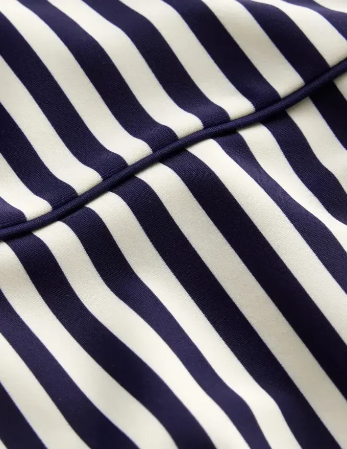 Rhodes Cup Sized Swimsuit Navy, Ivory Stripe Rhodes Cup Sized Swimsuit Navy, Ivory Stripe