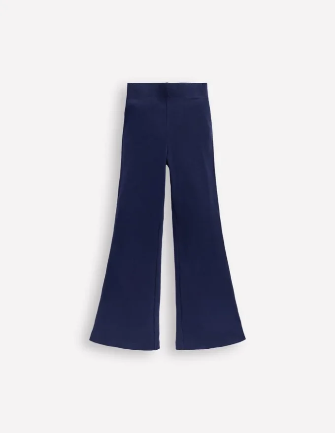 Ribbed Flared Leggings College Navy Ribbed Flared Leggings College Navy