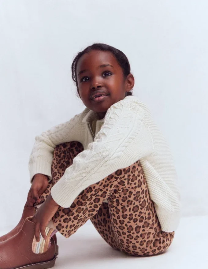 Ribbed Flared Leggings Leopard Ribbed Flared Leggings Leopard