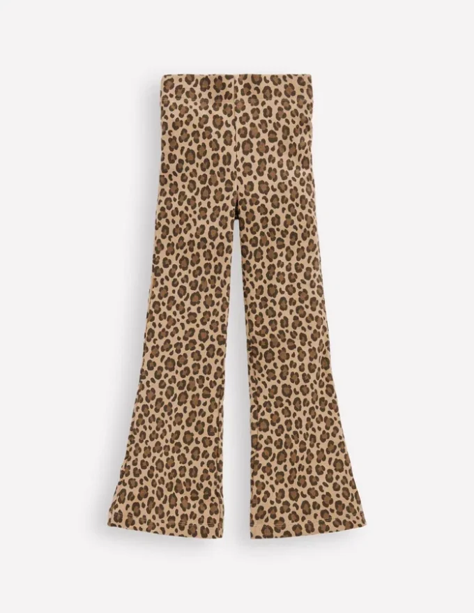 Ribbed Flared Leggings Leopard Ribbed Flared Leggings Leopard