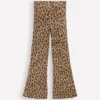 Ribbed Flared Leggings Leopard Ribbed Flared Leggings Leopard