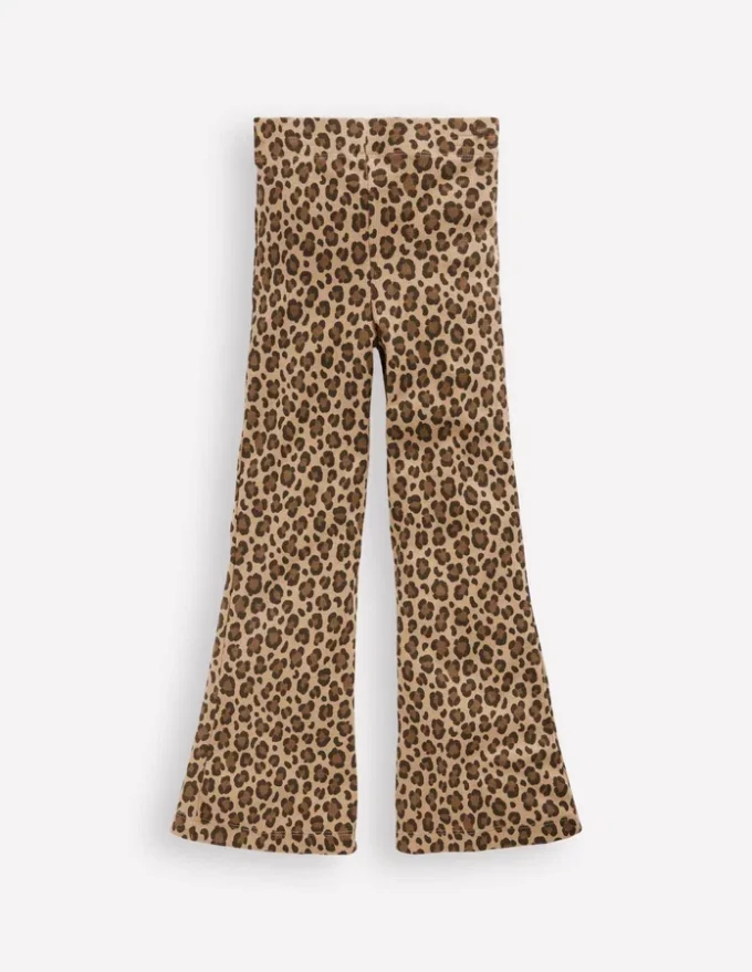 Ribbed Flared Leggings Leopard Ribbed Flared Leggings Leopard