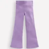 Ribbed Flared Leggings Lilac Ribbed Flared Leggings Lilac