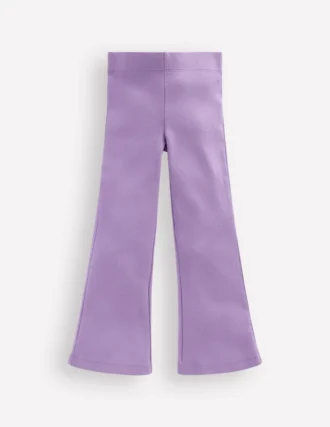 Ribbed Flared Leggings Lilac