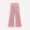 Ribbed Flared Leggings Vintage Pink