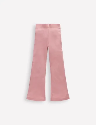 Ribbed Flared Leggings Vintage Pink