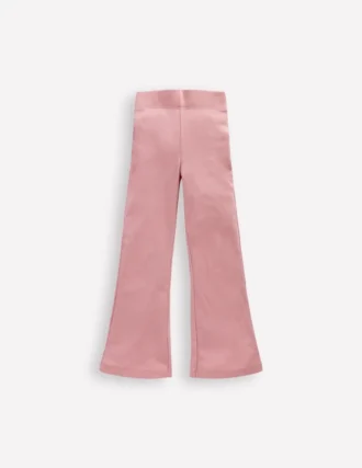 Ribbed Flared Leggings Vintage Pink