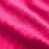 Ribbed Lace Trim Tank Pink Peony