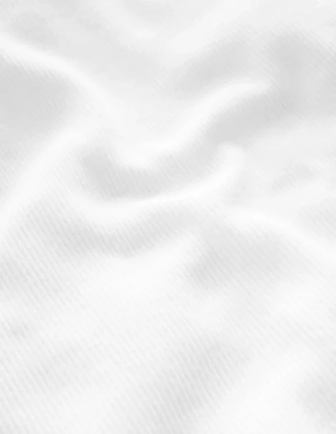 Ribbed Lace Trim Tank White