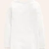 Ribbed Long Sleeve T-shirt White