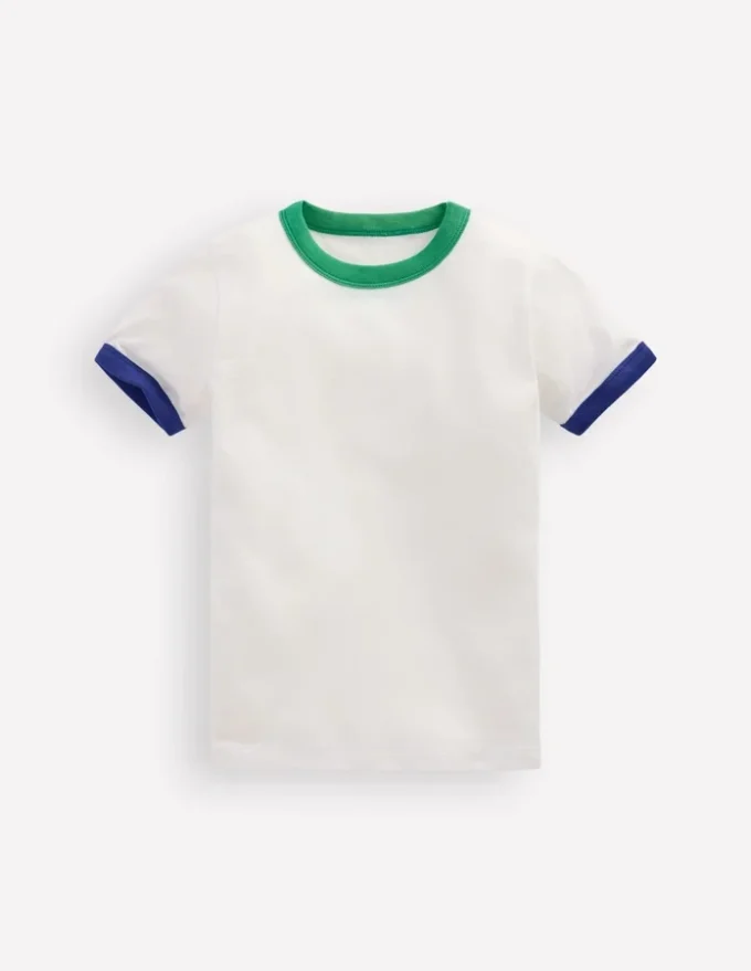 Ringer T-shirt ivory