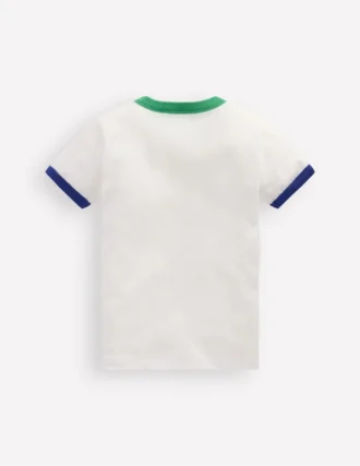 Ringer T-shirt ivory
