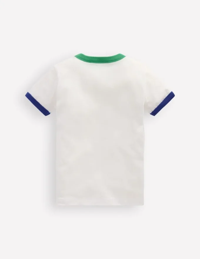 Ringer T-shirt ivory