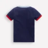 Ringer T-shirt navy