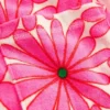 Romie Towelling Zip Throw-On Festival Pink Giant Daisy