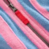 Romie Towelling Zip Throw-On Multi Hotchpotch Stripe Romie Towelling Zip Throw-On Multi Hotchpotch Stripe