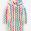 Romie Towelling Zip Throw-On Multi Rainbow Wave Romie Towelling Zip Throw-On Multi Rainbow Wave