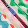 Romie Towelling Zip Throw-On Multi Rainbow Wave Romie Towelling Zip Throw-On Multi Rainbow Wave