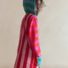 Romie Towelling Zip Throw-On Multi Stripe