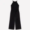Rosa Double Cloth Jumpsuit Black Rosa Double Cloth Jumpsuit Black