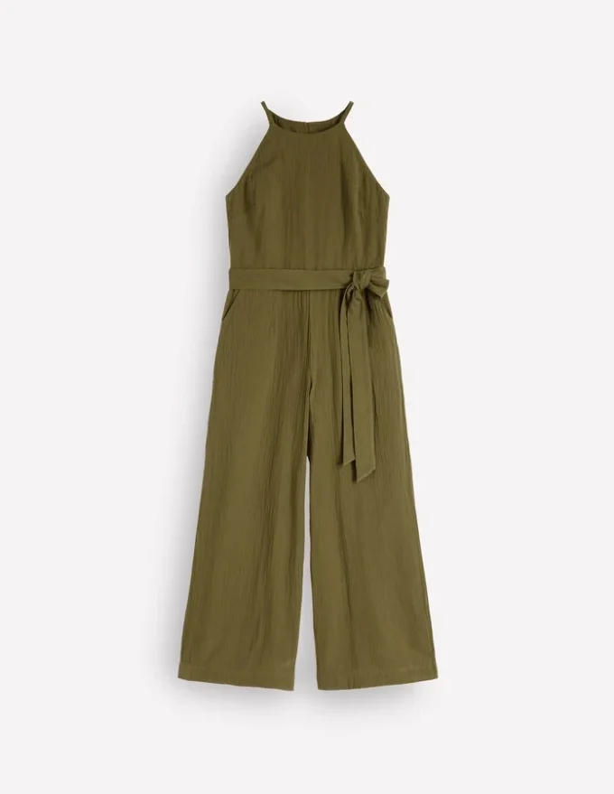 Rosa Double Cloth Jumpsuit Olive Rosa Double Cloth Jumpsuit Olive