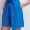 Rosa Double Cloth Playsuit Kingfisher Blue Rosa Double Cloth Playsuit Kingfisher Blue