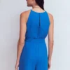 Rosa Double Cloth Playsuit Kingfisher Blue Rosa Double Cloth Playsuit Kingfisher Blue