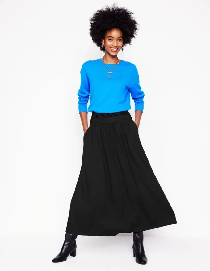 Rosaline Jersey Skirt Black Rosaline Jersey Skirt Black