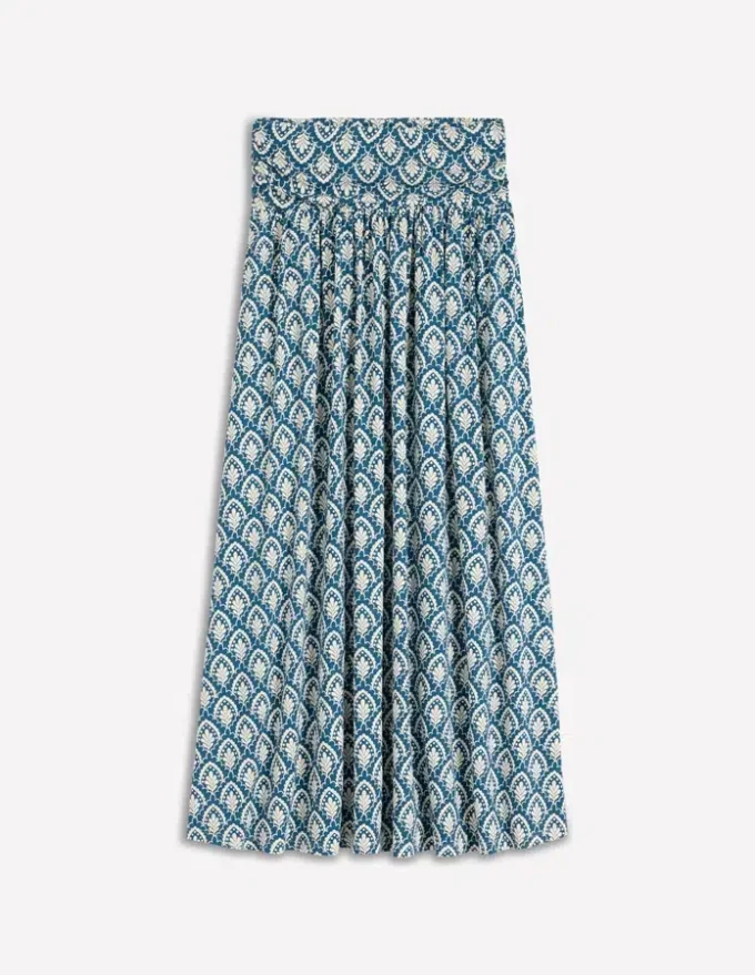 Rosaline Jersey Skirt Blue, Petal Terrace Rosaline Jersey Skirt Blue, Petal Terrace