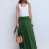 Rosaline Jersey Skirt Hunter Green Rosaline Jersey Skirt Hunter Green