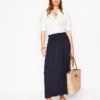Rosaline Jersey Skirt Navy Rosaline Jersey Skirt Navy