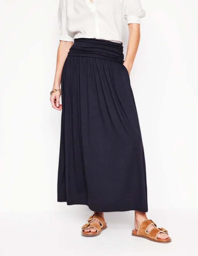 Rosaline Jersey Skirt Navy Rosaline Jersey Skirt Navy