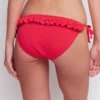 Ruffle Bikini Bottoms Fiery Coral