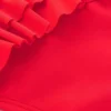 Ruffle Bikini Bottoms Fiery Coral
