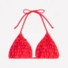 Ruffle Bikini Top Fiery Coral Ruffle Bikini Top Fiery Coral