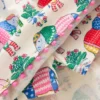 Ruffle Jersey Skort Multi Elephant Woodblock Ruffle Jersey Skort Multi Elephant Woodblock