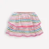 Ruffle Jersey Skort Multi Stripe