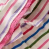 Ruffle Jersey Skort Multi Stripe