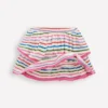 Ruffle Jersey Skort Multi Stripe
