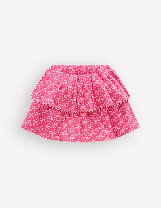 Ruffle Jersey Skort Pink Ribbon Ruffle Jersey Skort Pink Ribbon