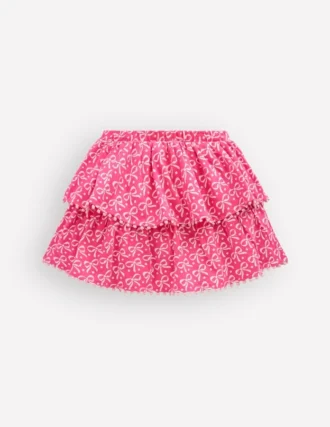 Ruffle Jersey Skort Pink Ribbon