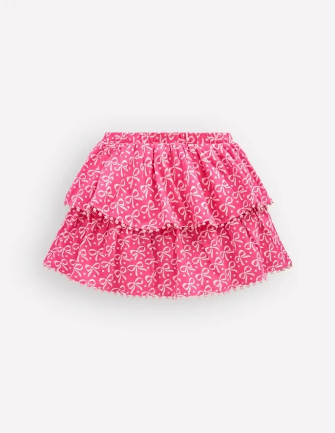 Ruffle Jersey Skort Pink Ribbon Ruffle Jersey Skort Pink Ribbon