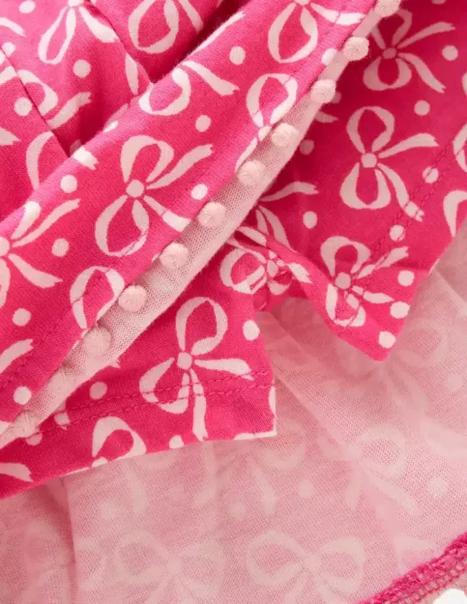 Ruffle Jersey Skort Pink Ribbon Ruffle Jersey Skort Pink Ribbon