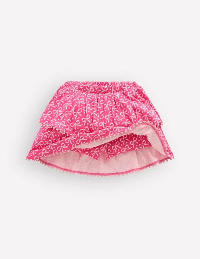 Ruffle Jersey Skort Pink Ribbon Ruffle Jersey Skort Pink Ribbon