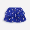Ruffle Jersey Skort Sapphire Blue Horses Ruffle Jersey Skort Sapphire Blue Horses
