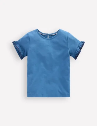 Ruffle Sleeve T-shirt Delft